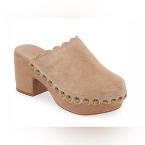 Chocolate Blu Gemini Platform Clogs